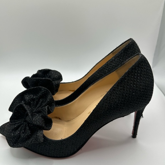 Christian Louboutin Anemosia 85 Glitter Diams - Size 37 (READ) - Picture 2 of 8